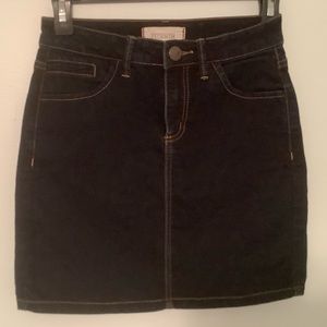 2.1 DENIM mini skirt